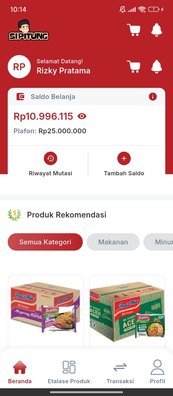 SIPITUNG Bank Riau Kepri Syariah Screenshot 4