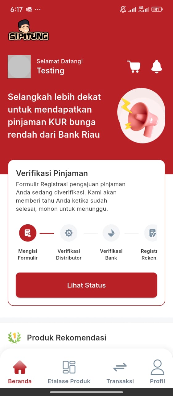 SIPITUNG Bank Riau Kepri Syariah Screenshot 5