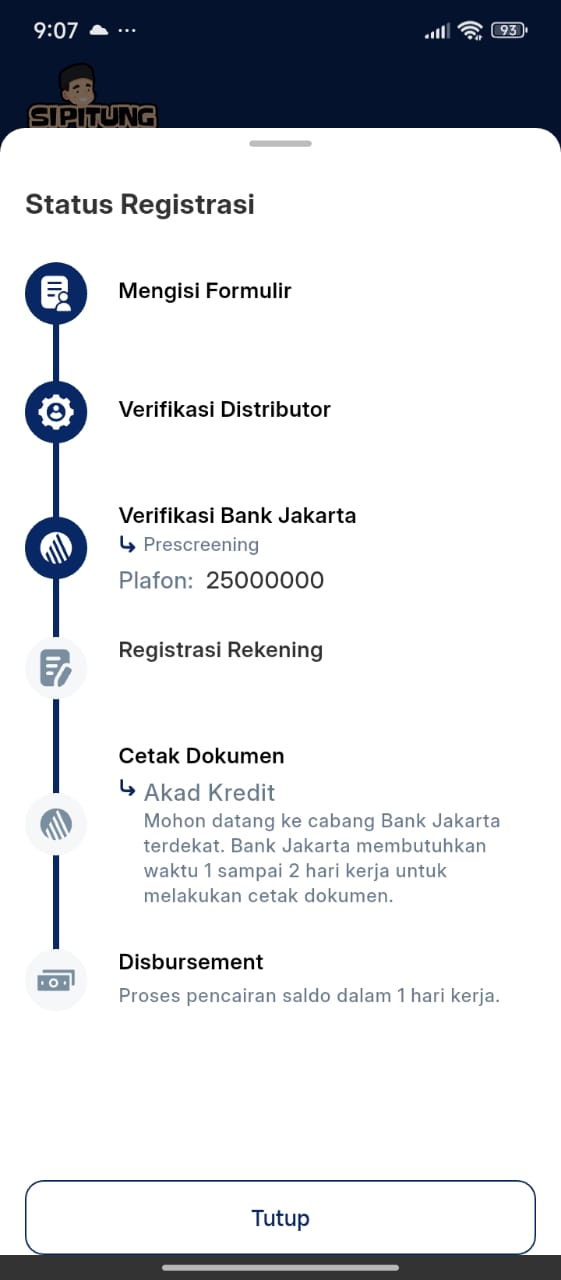 SIPITUNG Bank Jakarta Screenshot 6