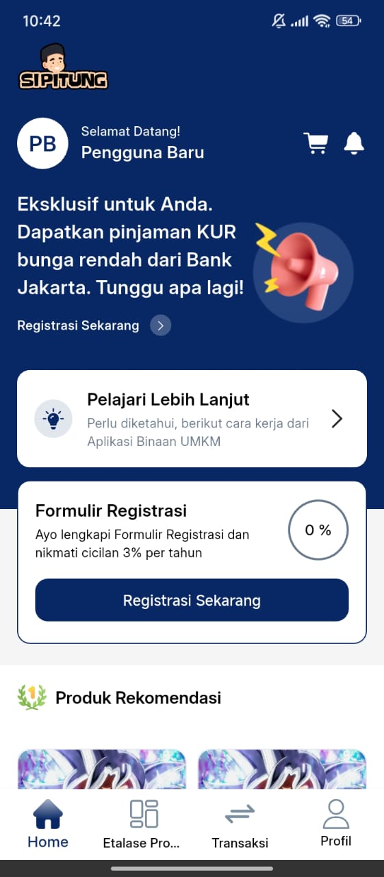 SIPITUNG Bank Jakarta Screenshot 2