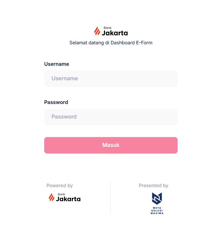 Eform Bank Jakarta